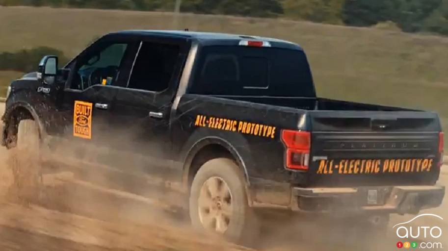 Prototype Ford F-150 électrique